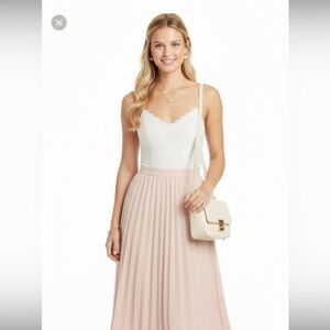 Dynamite Creme Lace Bodysuit